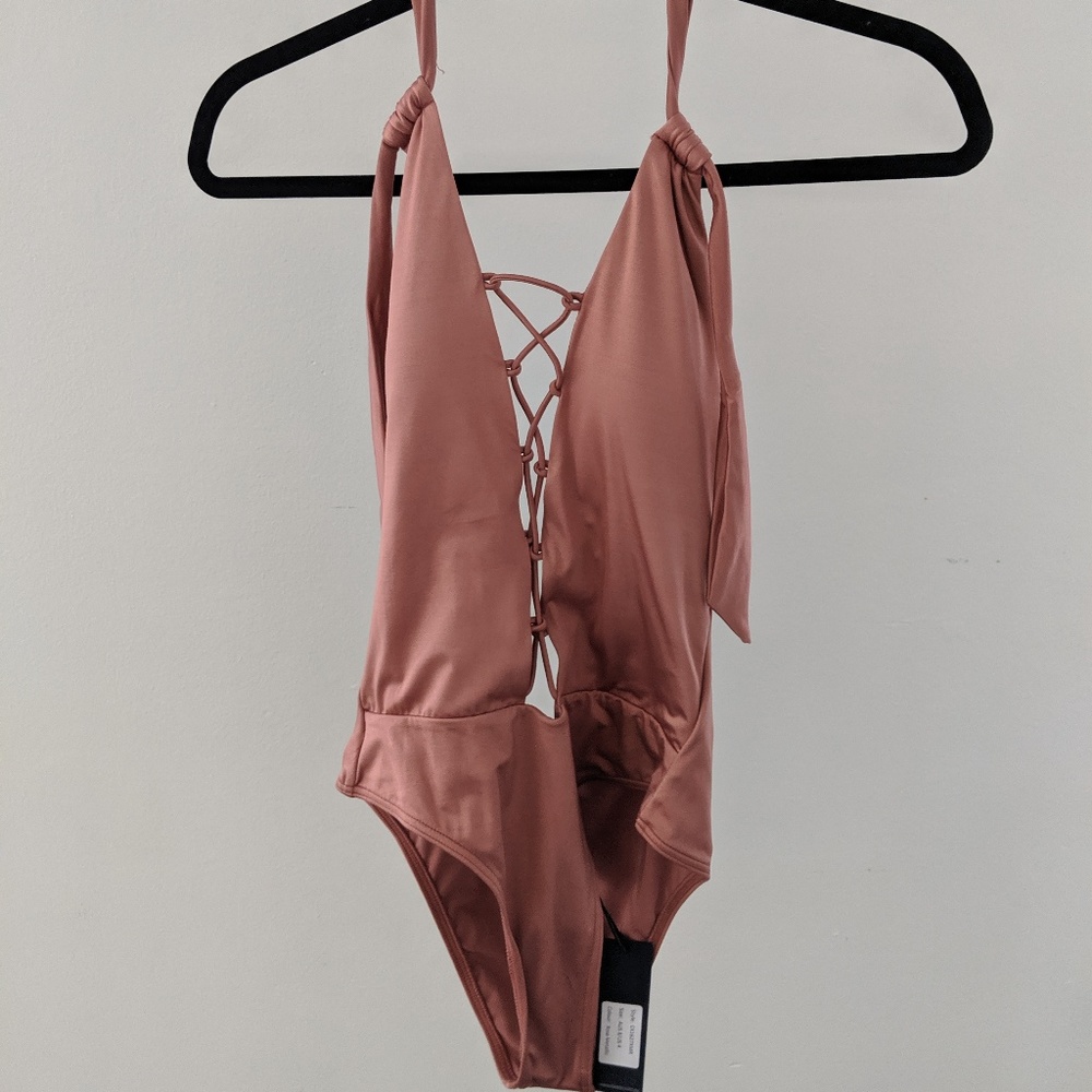 Metallic Rose Cikada One Piece Swimsuit